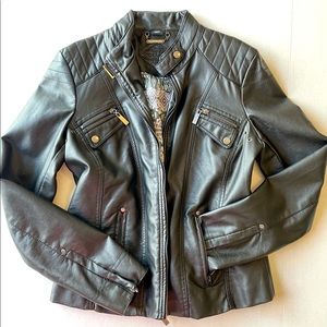 Jou Jou Faux Leather Jacket
